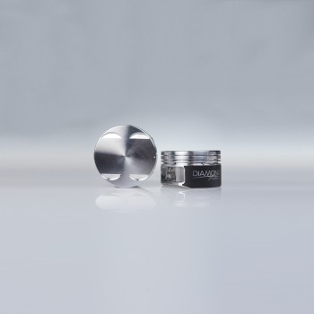 Nissan GTR VR38DETT Grade 3 9.0:1 Diamond Forged Pistons w/ H-13 Tool Steel Pins