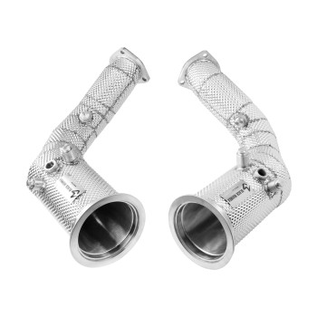 Black Mamba RSQ8 - Urus - Cayenne 4.0 TFSI Decat Downpipes W/Shield