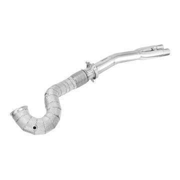 Black Mamba RS3 8.5V - TTRS Mk3 Decat Downpipe W/Shield (OPF / No OPF)