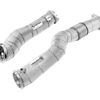 Black Mamba BMW M3 G80 - M4 G8X Decat Downpipes W/Shield