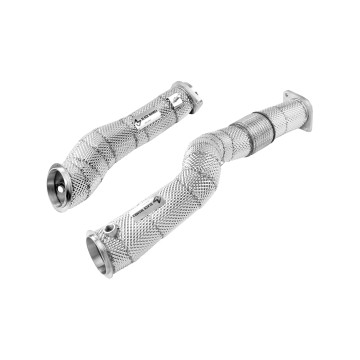 Black Mamba BMW M3 G80 - M4 G8X Decat Downpipes W/Shield
