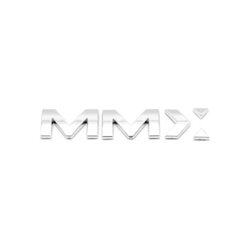 MMX Vehicle Badge Chrome