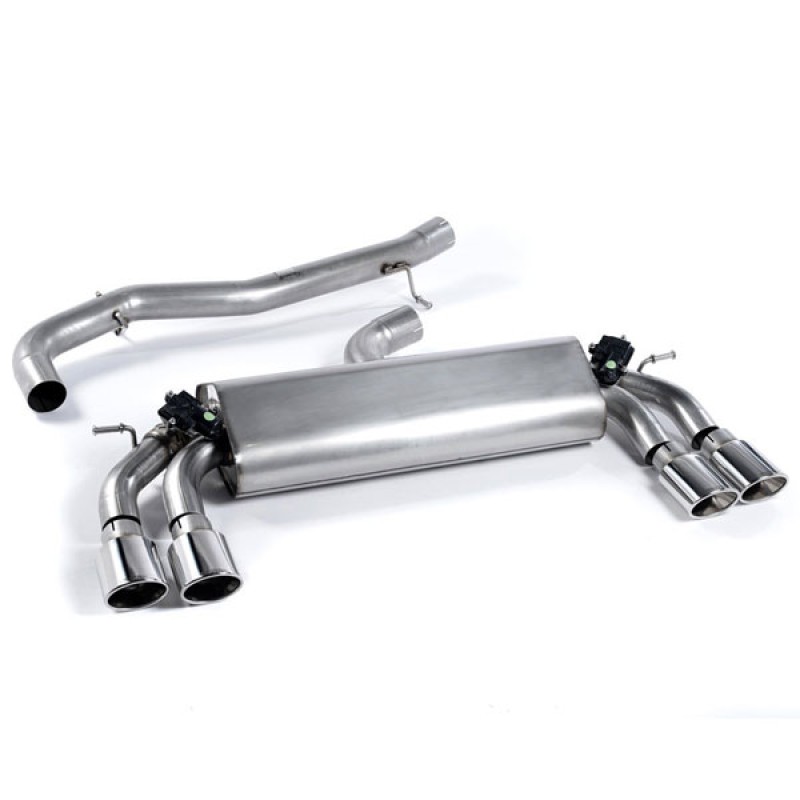 Rear Exhaust System/Golf 7R/Non Valved