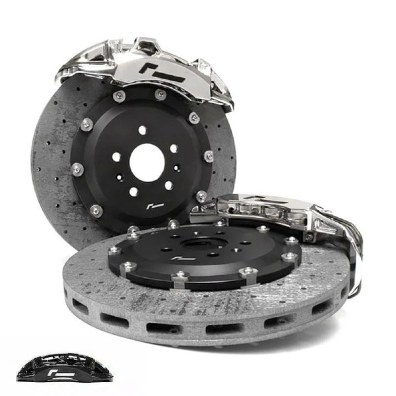 Stage 3+ Carbon Brake Kit 380mm 6 Pot/MQB/MQBE/Black