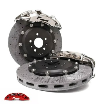 Stage 3+ Carbon Brake Kit 380mm 6 Pot/MQB/MQBE/Red