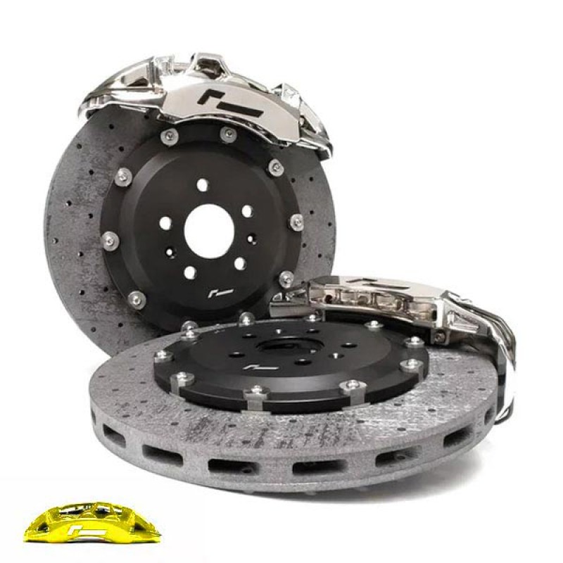 Stage 3+ Carbon Brake Kit 380mm 6 Pot /MQB/MQBE/Yellow