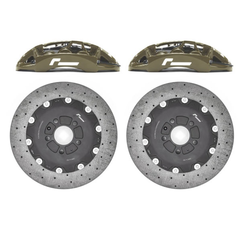 Stage 3+ Carbon Brake Kit 355mm 6 Pot/MQB/Black