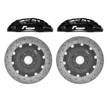 Stage 3+ Carbon Brake Kit 355mm 6 Pot/MQB/Anodised