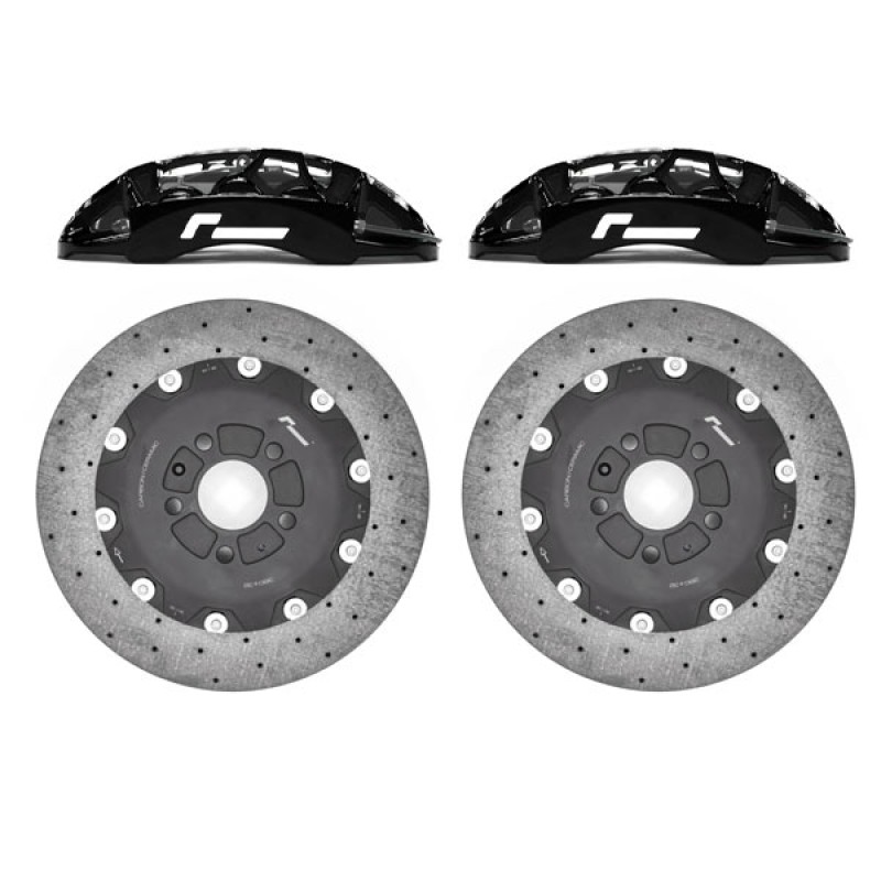 Stage 3+ Carbon Brake Kit 355mm 6 Pot/MQB/Anodised