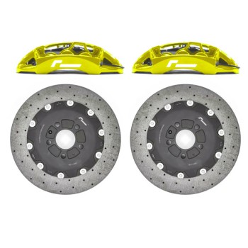 Stage 3+ Carbon Brake Kit 355mm 6 Pot/MQB Platform/Yellow