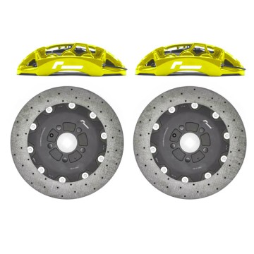 Stage 3+ Carbon Brake Kit 355mm 6 Pot/MQB Platform/Yellow
