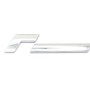 R Line Car Badge/Silver