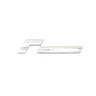 R Line Car Badge/Silver
