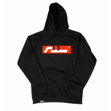 Hoodie/Black Red/M