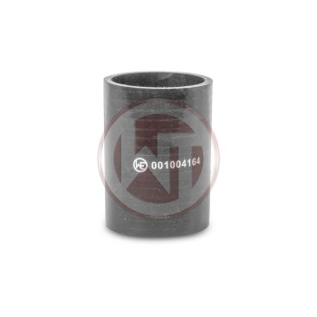 Ø76mm (3) silicone connector straight black