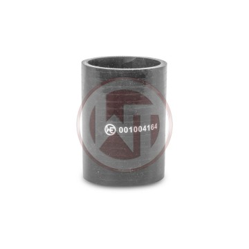 Ø80mm (3,15) silicone connector straight black