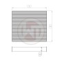 Radiator core 645x395x52